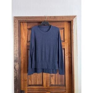 ALO GLIMPSE PULLOVER NAVY MEDIUM